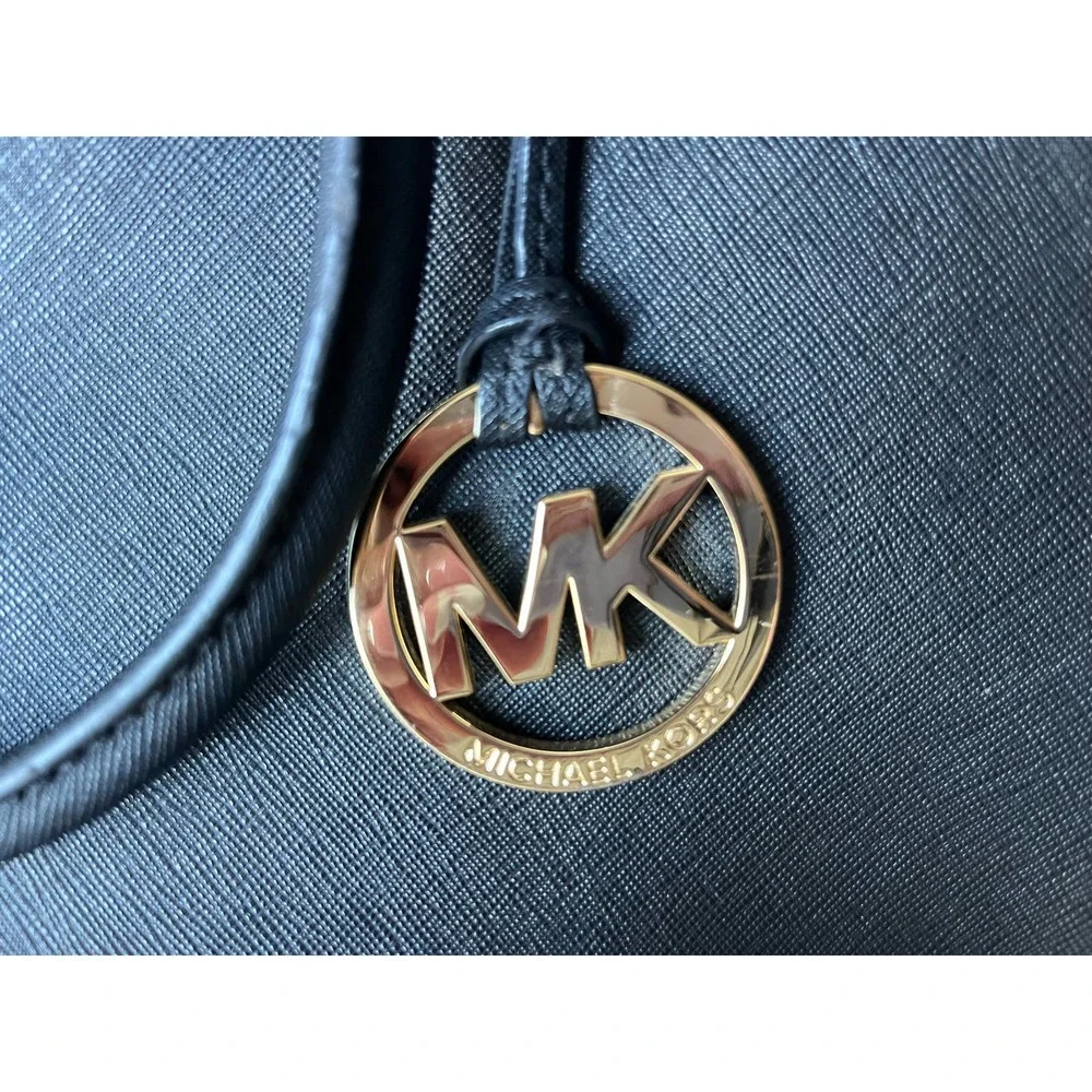 Authentic Michael Kors Savannah Leather handbag black - Picture 4 of 8